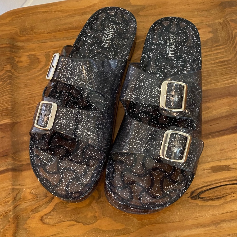 Glitter Jelly Sandal